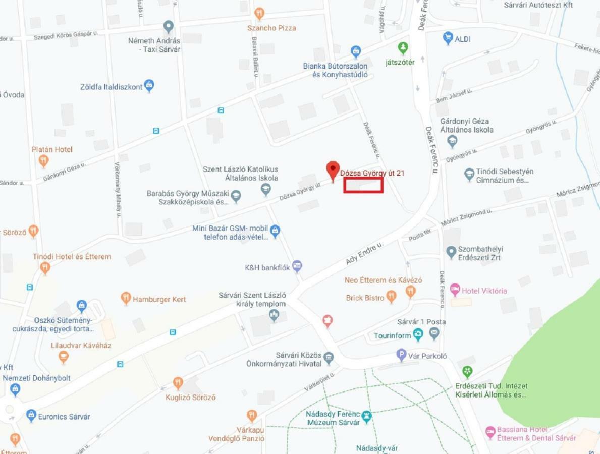 Trika Apartman Sárvár Kültér fotó
